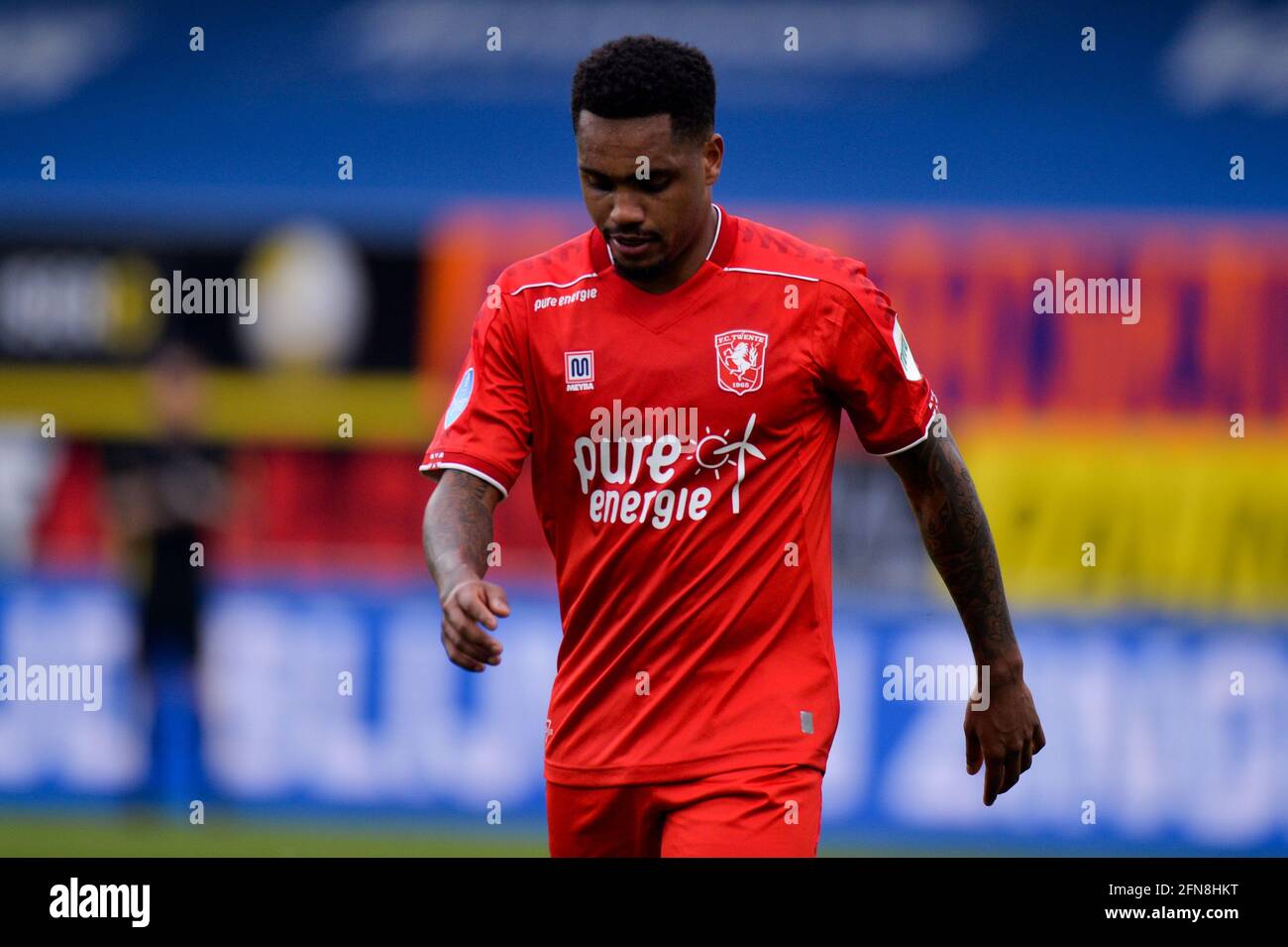 WAALWIJK, NETHERLANDS - MAY 13: Danilo of FC Twente receives red card  during the Dutch Eredivisie match between RKC Waalwijk and FC Twente at  Mandemak Stock Photo - Alamy