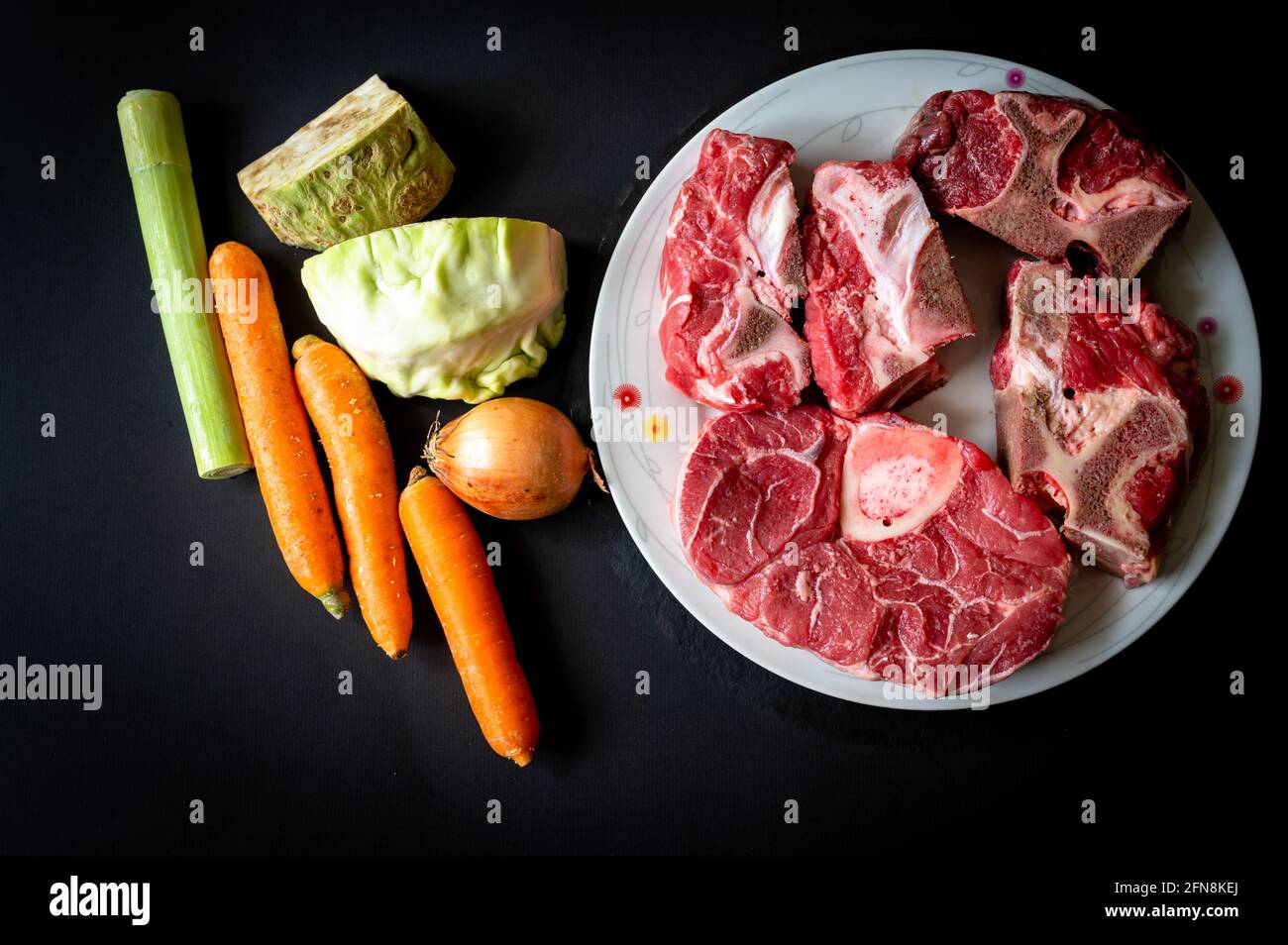 Ingredients for beef broth hires stock photography and images Alamy