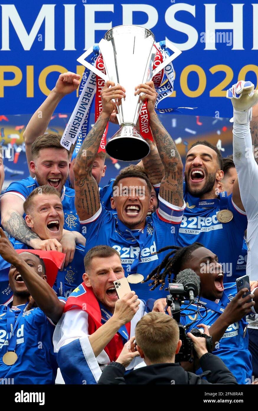 rangers-james-tavernier-lifts-the-trophy-as-he-celebrates-winning-the