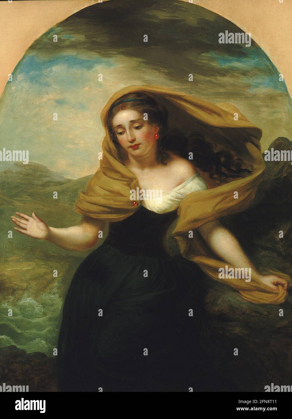 Miranda (from "The Tempest"), 1856 Stock Photo Alamy