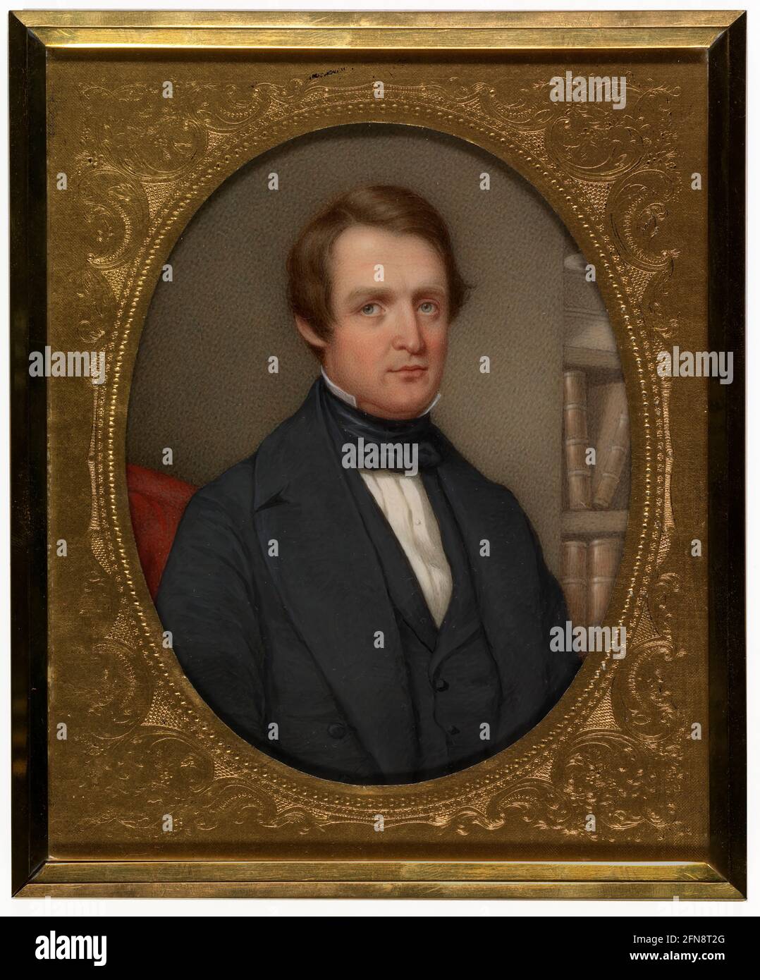 Portrait of a Gentleman, ca. 1840. Stock Photo