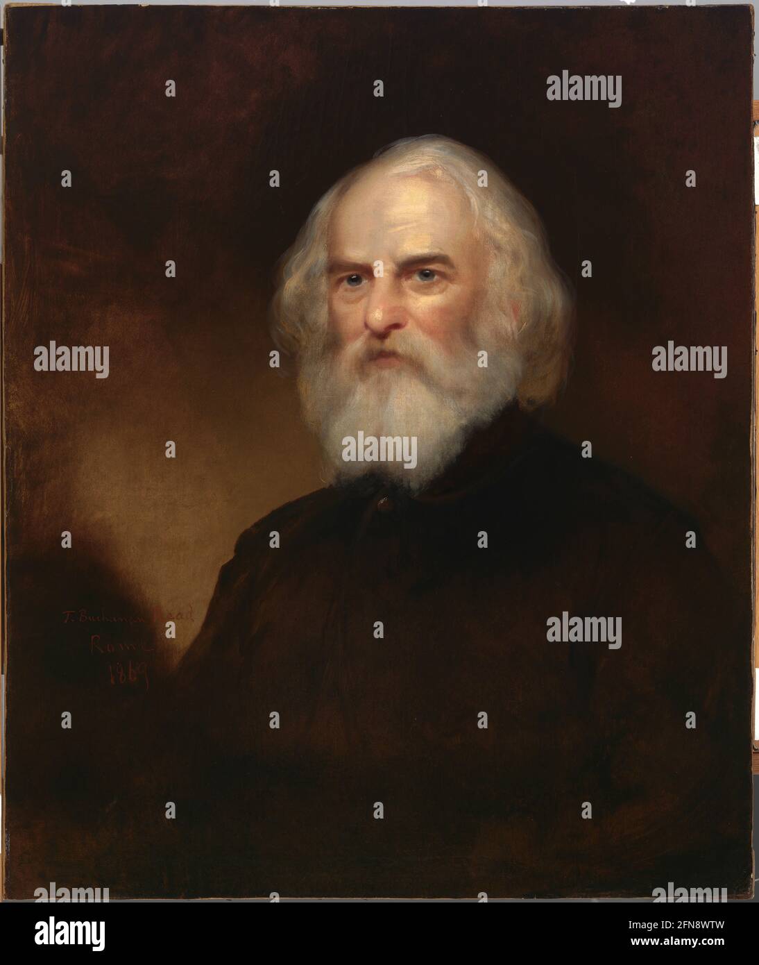Henry Wadsworth Longfellow, 1869. Stock Photo