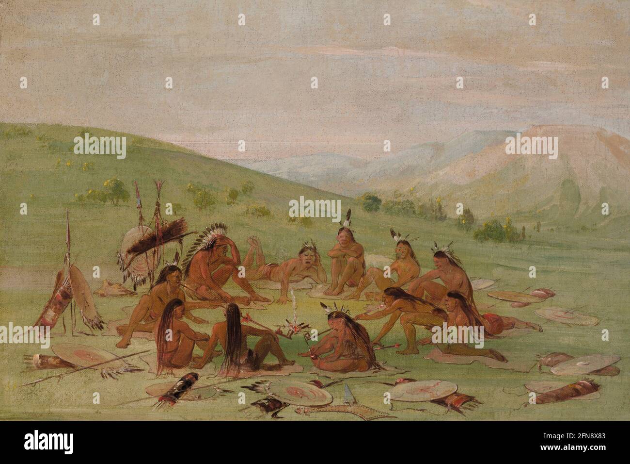 Native american war shield hi-res stock photography and images - Alamy