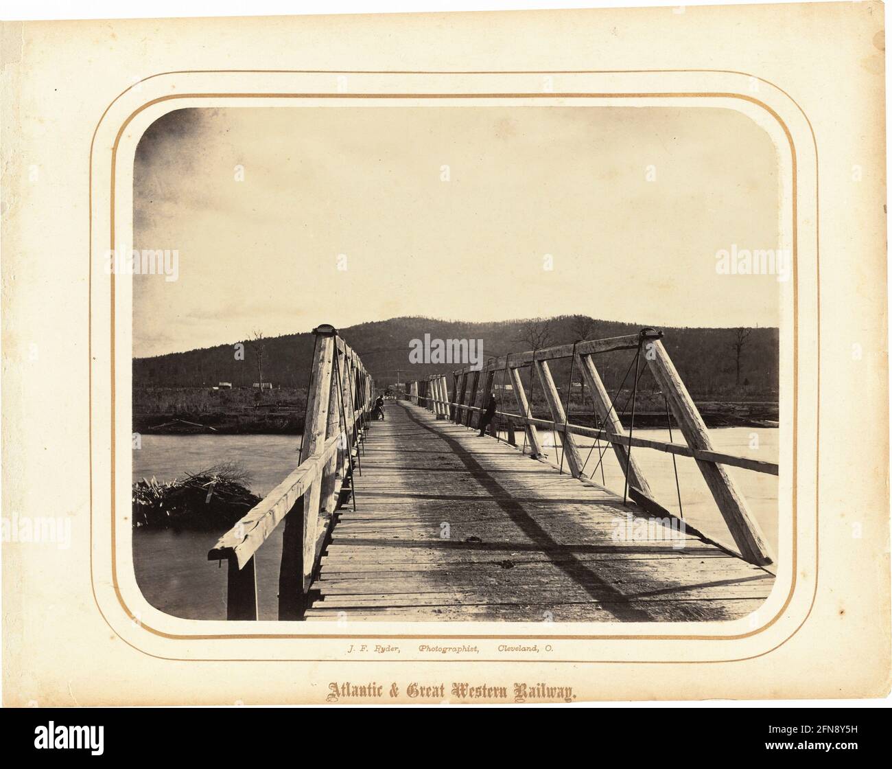 Atlantic & Great Western Railway, 1862 Stock Photo Alamy