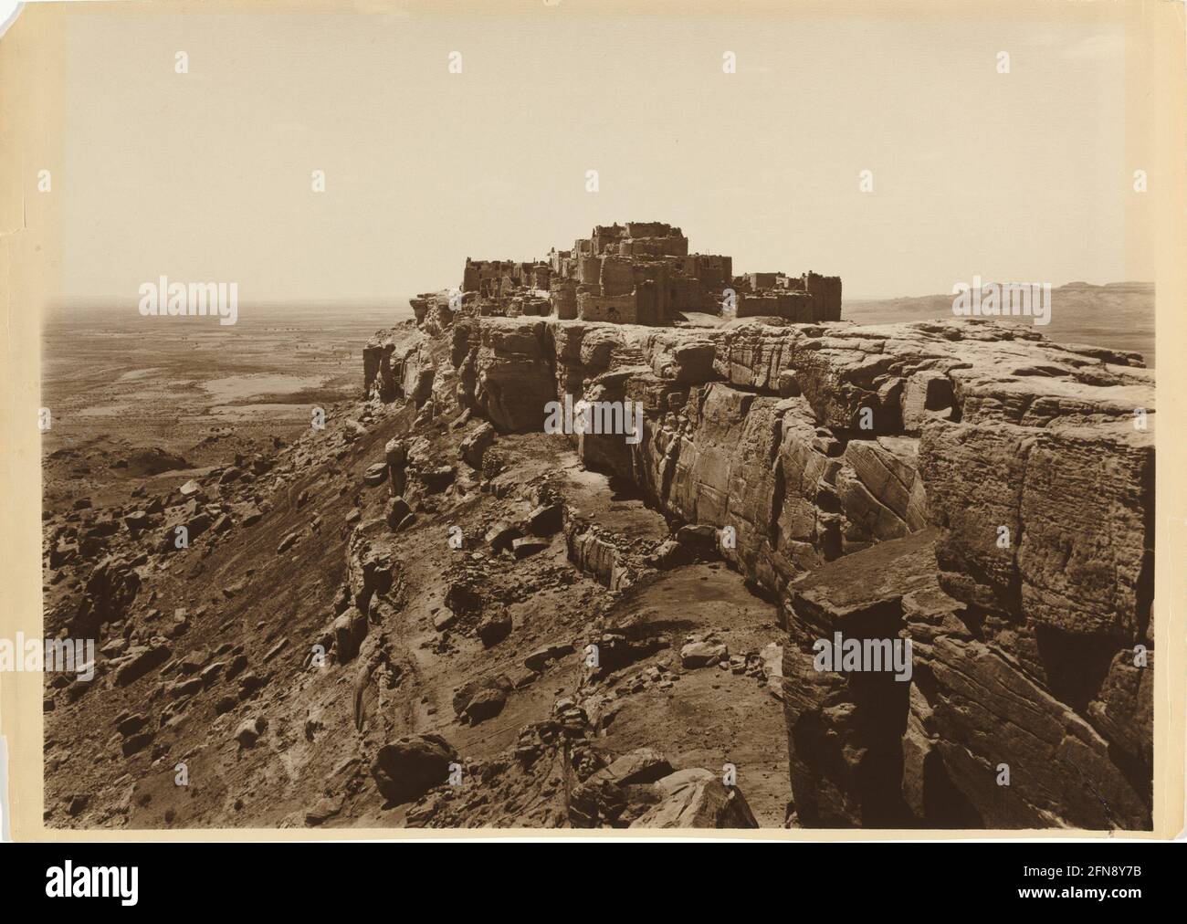 Acoma Pueblo, c. 1900. Stock Photo