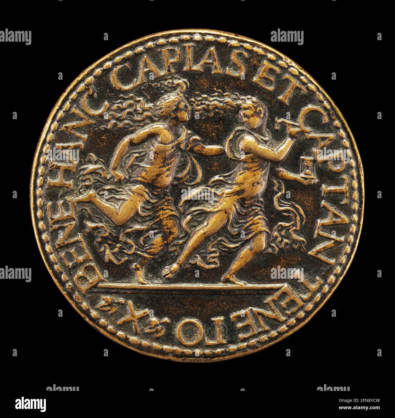 Occasion in Pursuit of Time [reverse], 1504. Stock Photo