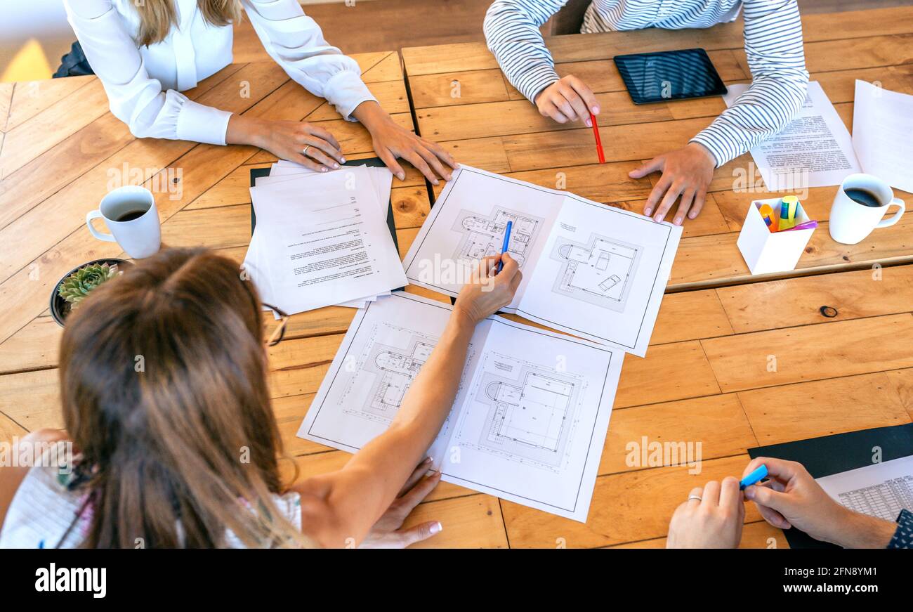 Construction drawings hi-res stock photography and images - Alamy