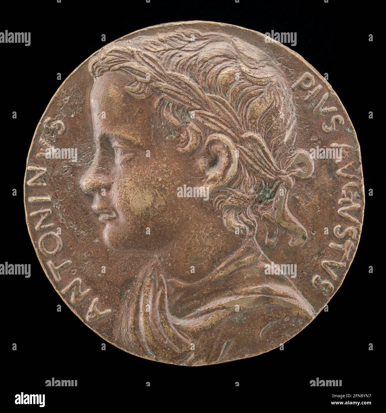 The Emperor Caracalla [obverse], 1466. Stock Photo