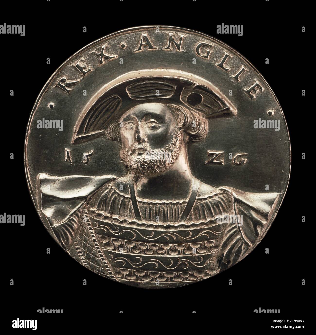 Henry VIII, 1491-1547, King of England 1509 [obverse], 1526. Stock Photo