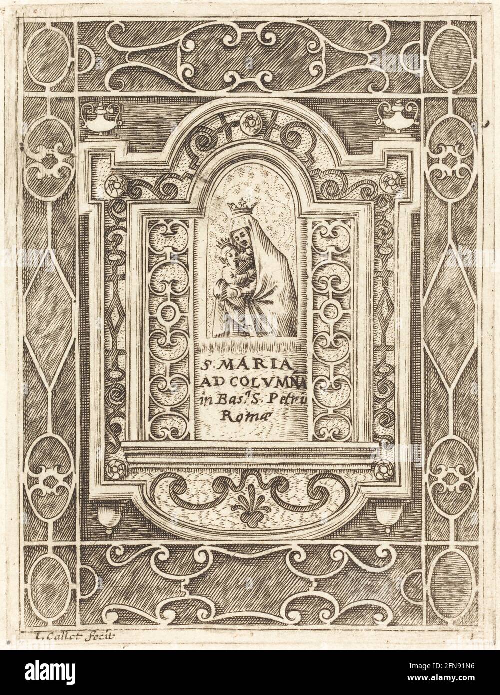 The Virgin at the Column (La Vierge &#xe0; la colonne), 1608/1611. Stock Photo