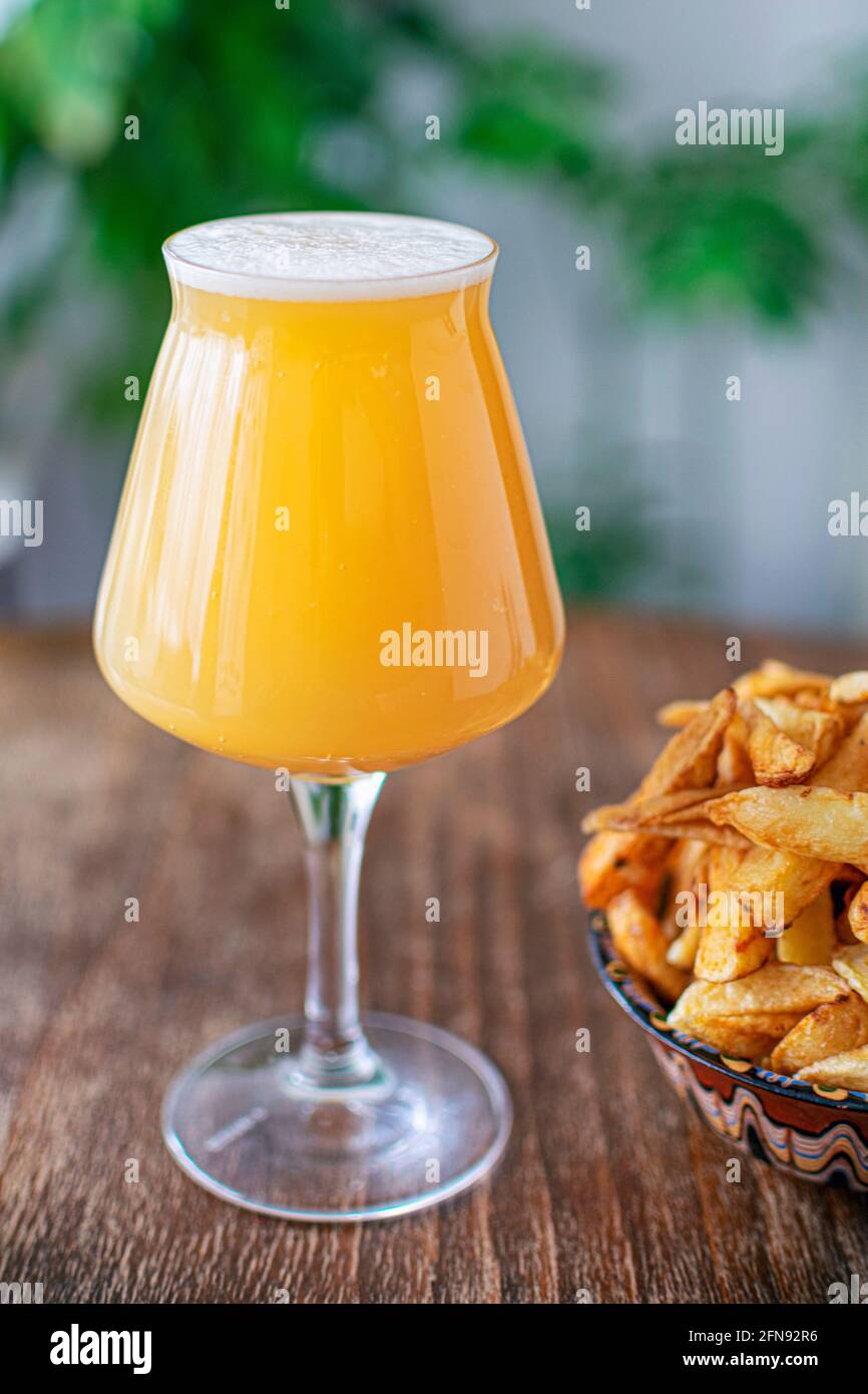 Home brewed beer Stock Photo Alamy