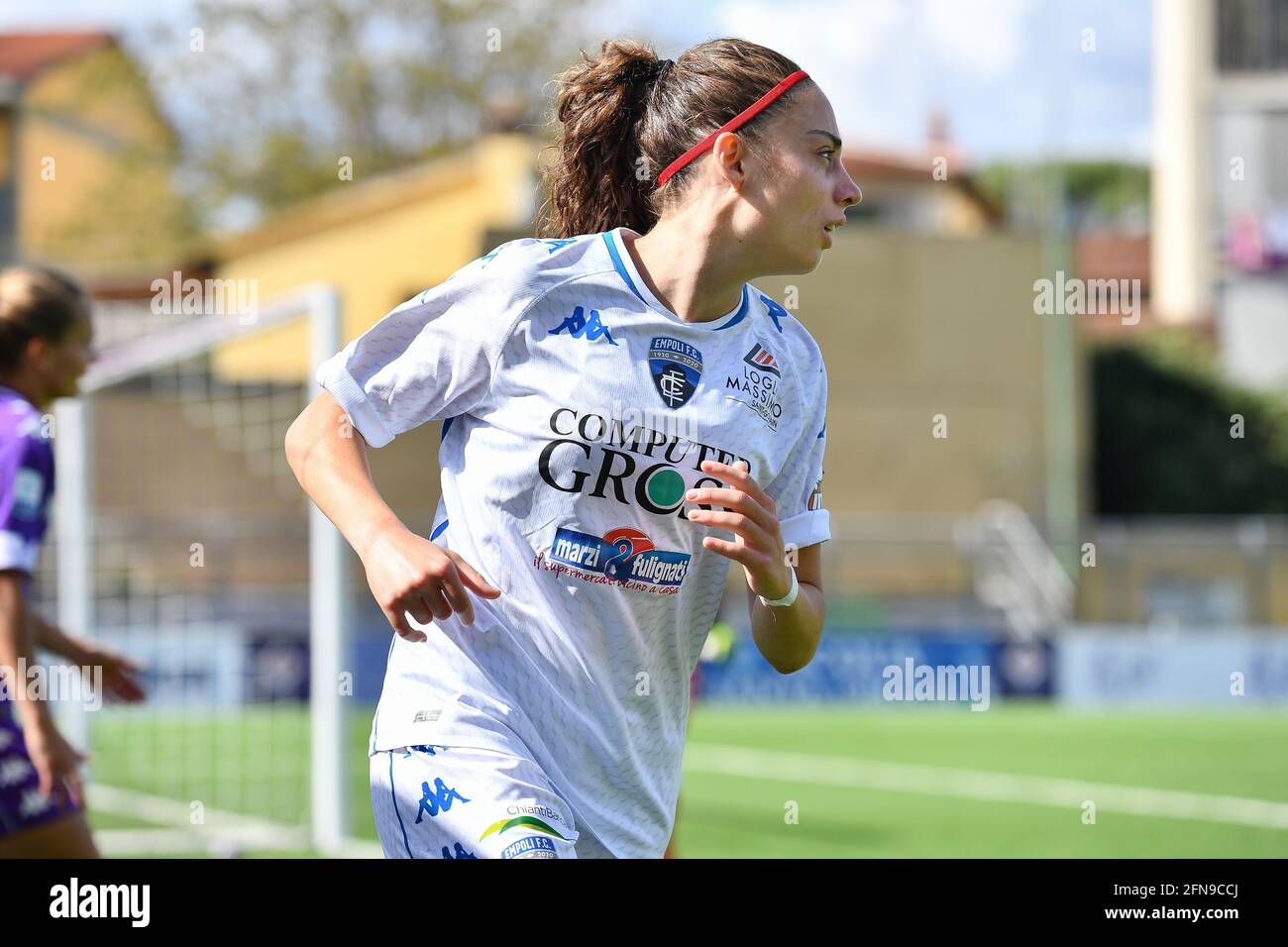 Teresa Claudia Pires Neto (ACF Fiorentina Femminile) during AC Milan vs ACF  Fiorentina femminile, Italian f - Photo .LiveMedia/Francesco Scaccianoce  Stock Photo - Alamy