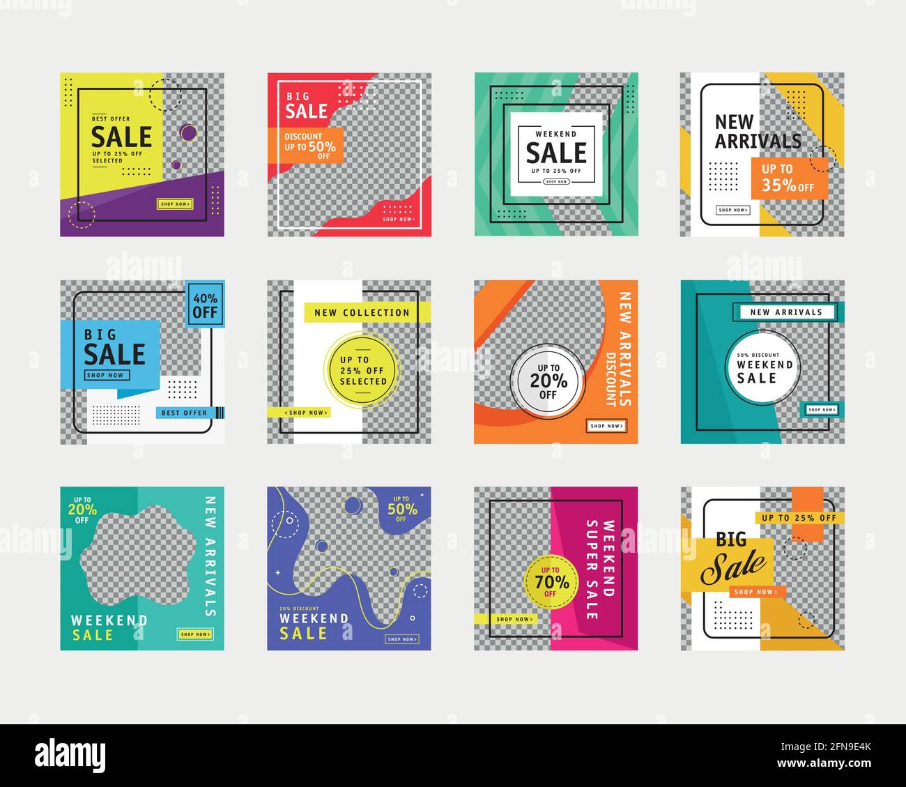 twelve commercial templates Stock Vector Image Art Alamy twelve commercial templates Stock Vector Image Art Alamy