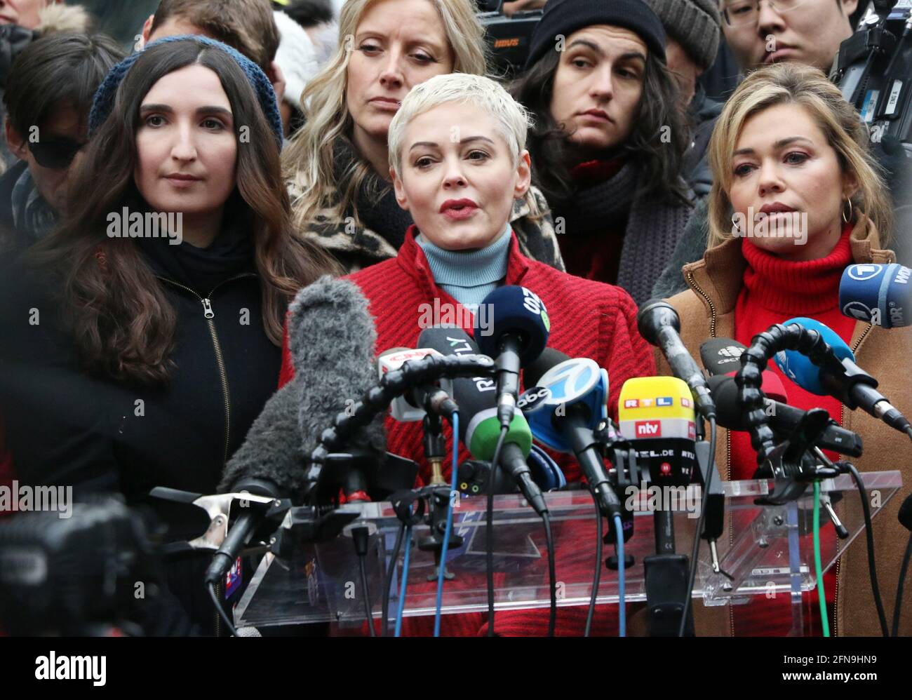 New York - NY - 20200106 Harvey Weinstein accusers hold press