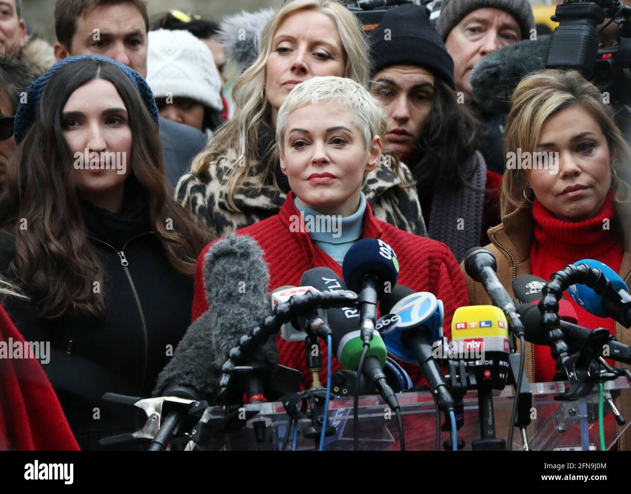New York - NY - 20200106 Harvey Weinstein accusers hold press