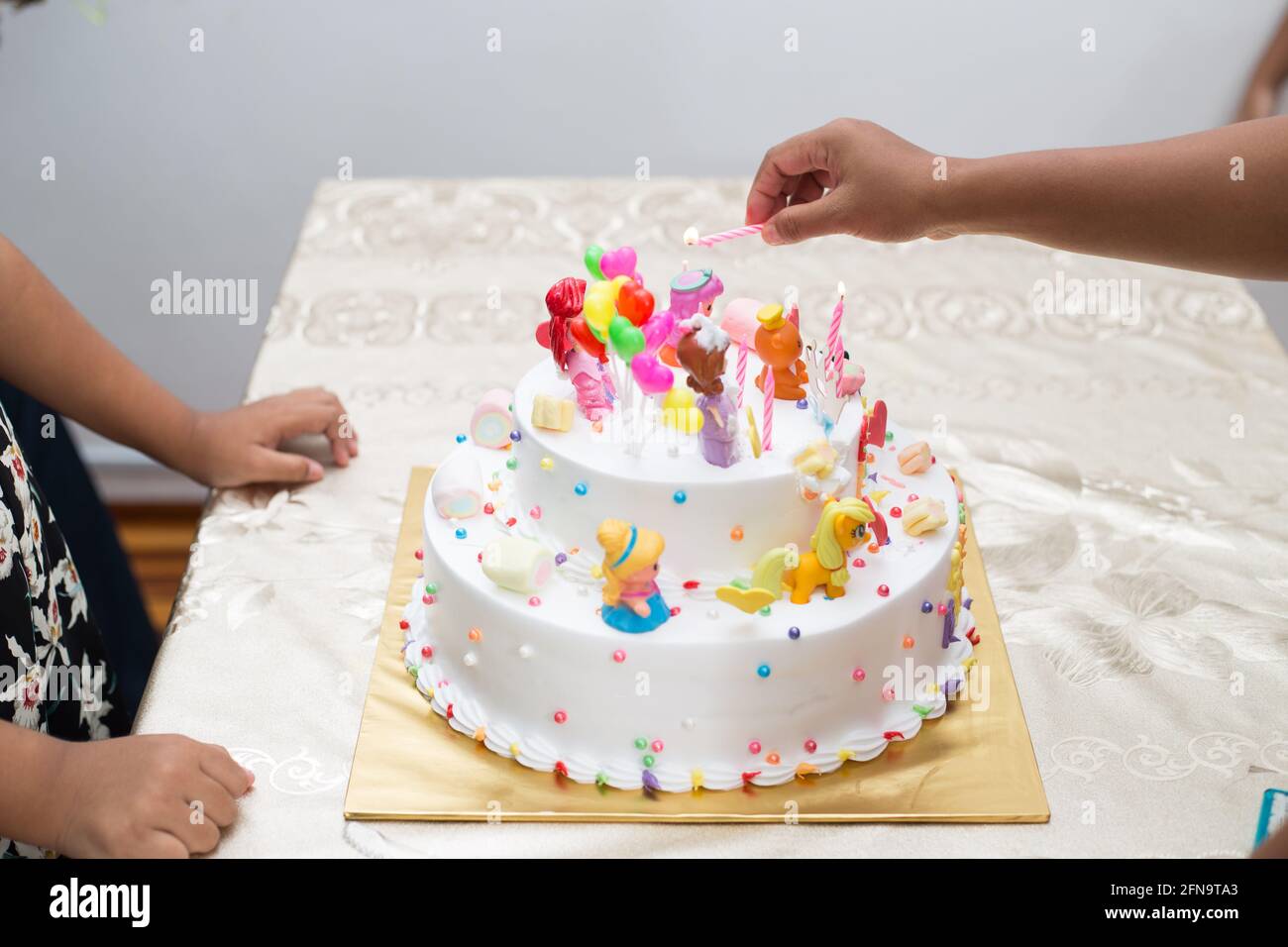 Beautiful child candles cake hi-res stock photography and images - Page 6 -  Alamy