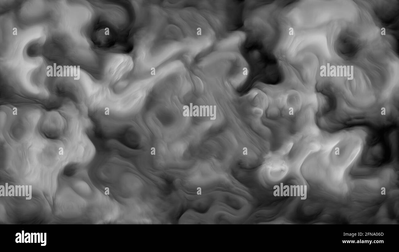 Clouds 3d render steam in abstract geometric shape. Ominous swamp fog with bizarre ghostly visions. Consequences powerful explosion with release toxic Stock Photo