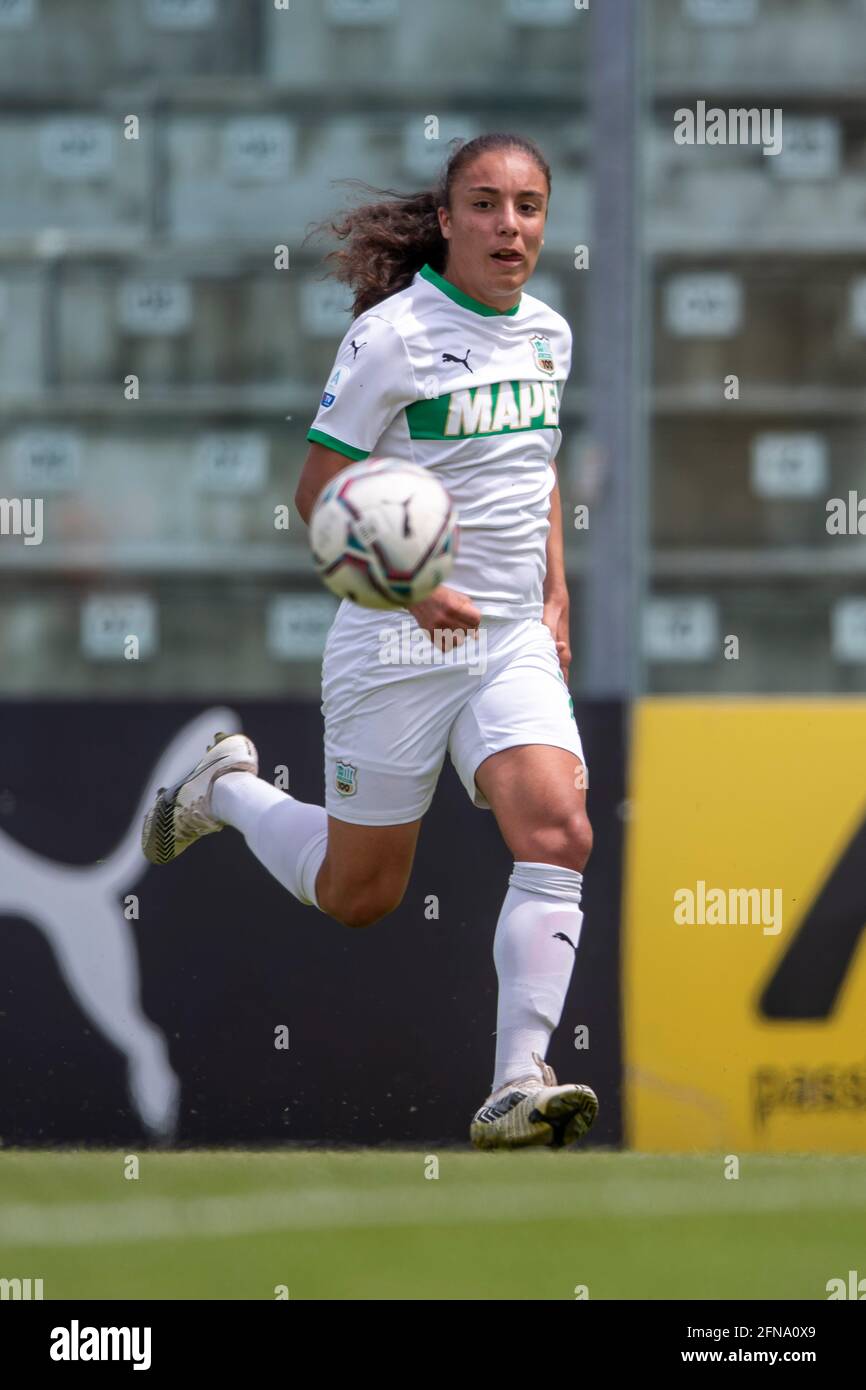 Haley Bugeja (Sassuolo Femminile) during the Italian Womens 'Serie A match between Sassuolo Women 0-0 Milan Women at Enzo Ricci Stadium on May 15, 2021 in Sassuolo, Italy. Credit: Maurizio Borsari/AFLO/Alamy Live News Stock Photo