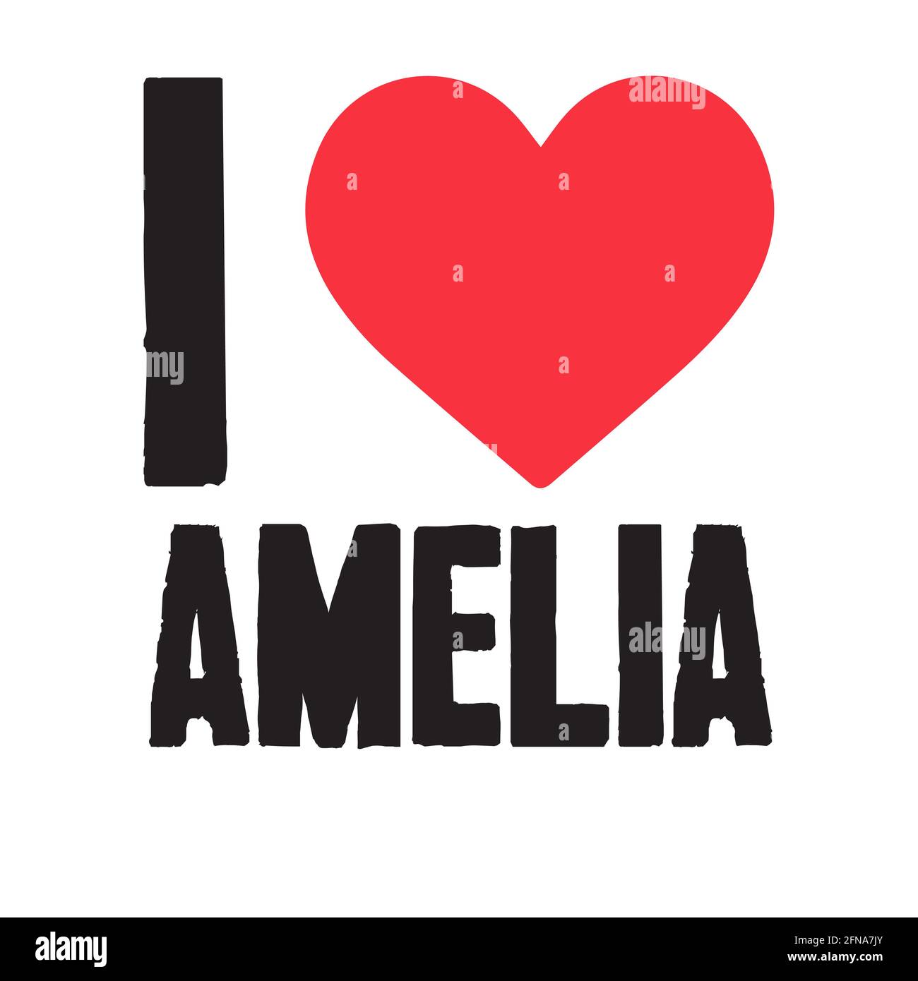 amelia girl name Stock Photo - Alamy
