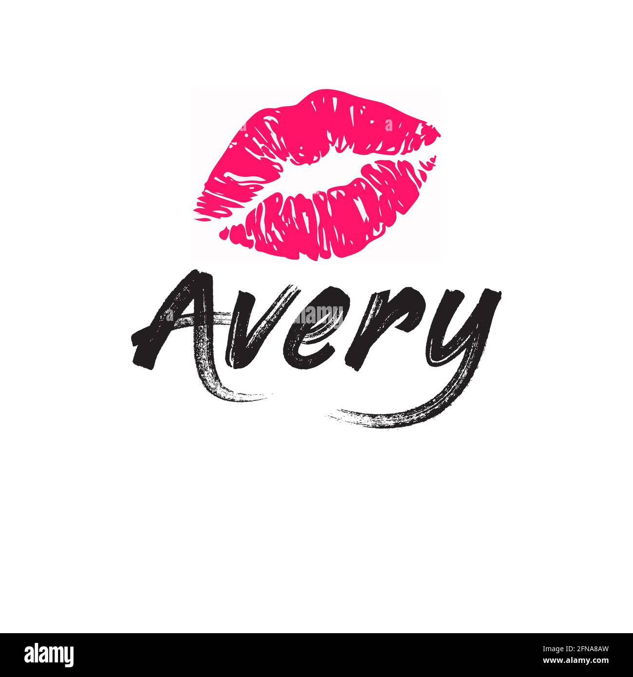 avery girl name Stock Photo - Alamy