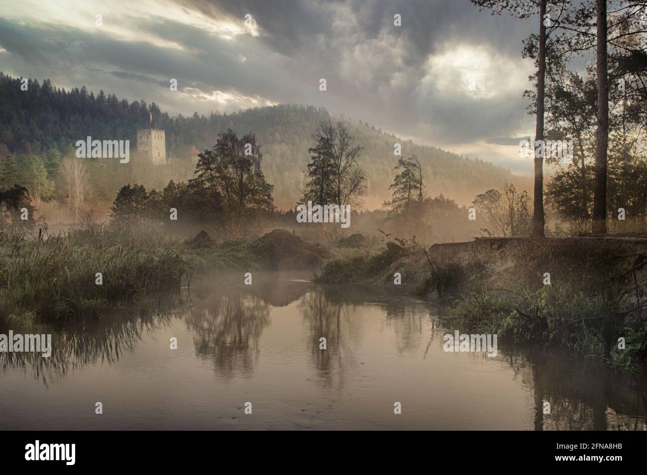Fog landscape over flower hi-res stock photography and images - Alamy