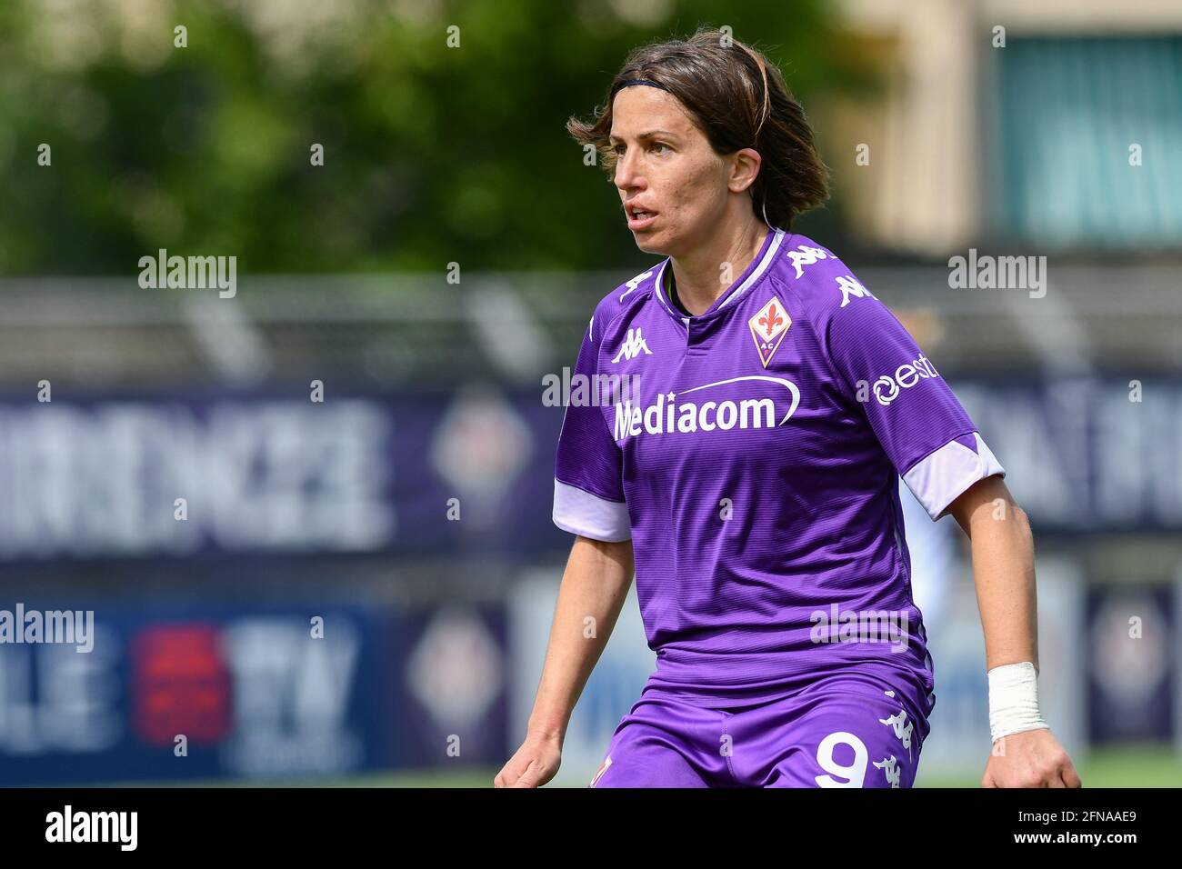 Catherin Louise Quinn (ACF Fiorentina Femminile) header during AC Milan vs ACF  Fiorentina femminile, Italia - Photo .LiveMedia/Francesco Scaccianoce Stock  Photo - Alamy
