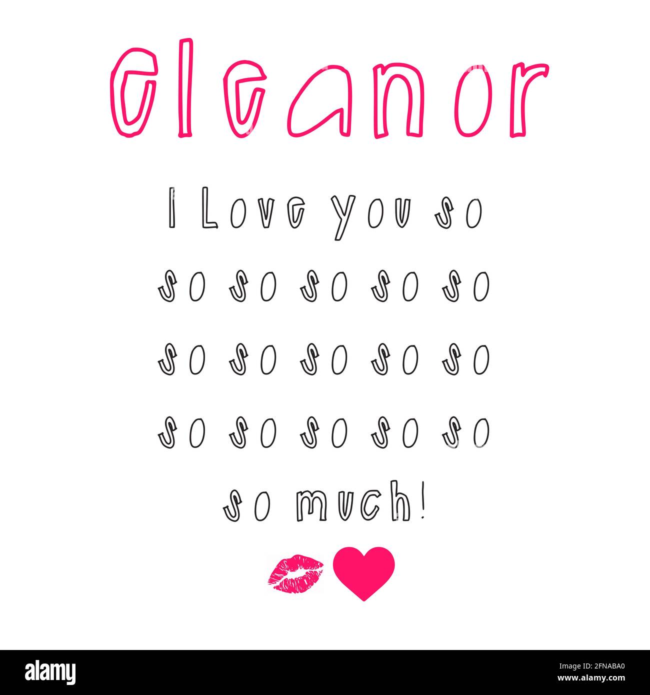 eleanor girl name Stock Photo - Alamy