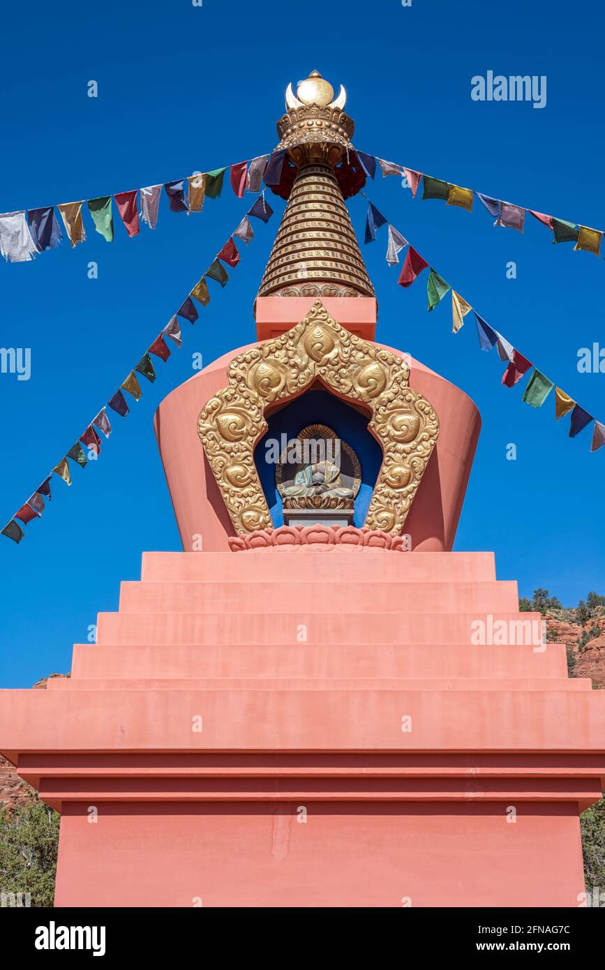 Amitabha Stupa and Peace Park. Sedona, Arizona, USA Stock Photo Alamy