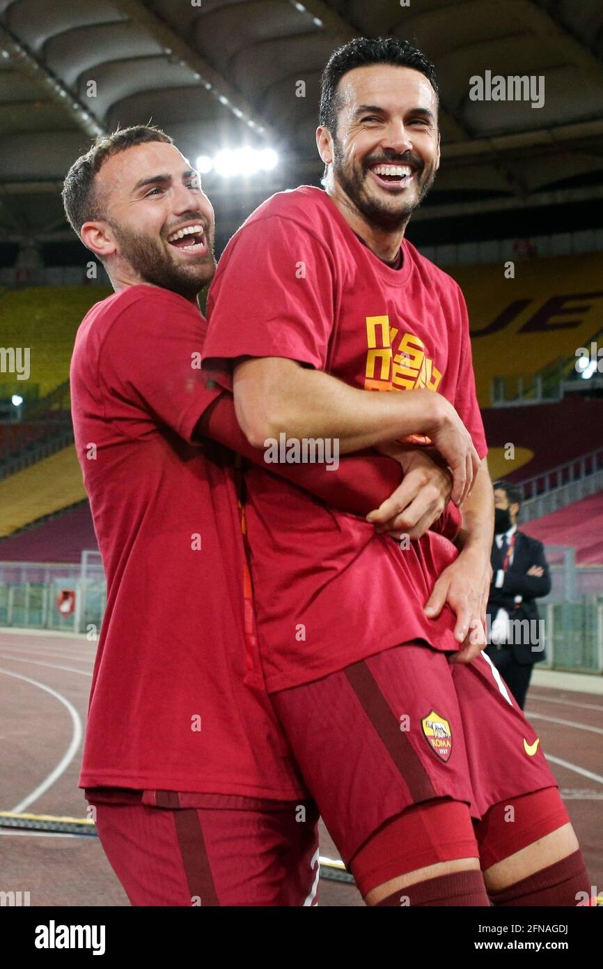 Pedro Rodriguez As Roma Pedro rodriguez celebrate lazio hi-res stock photography and images - Alamy