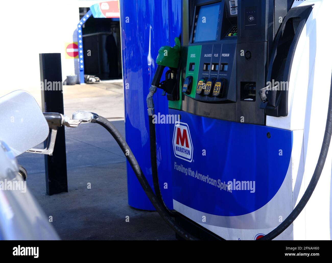 Gas Pumps After CyberAttack Stock Photo Alamy