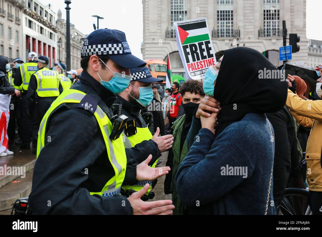 London, UK. 15 May 2021. Supporters of Palestine at the March for