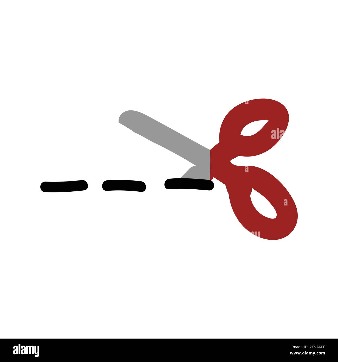Scissors school supply isolated icon Royalty Free Vector