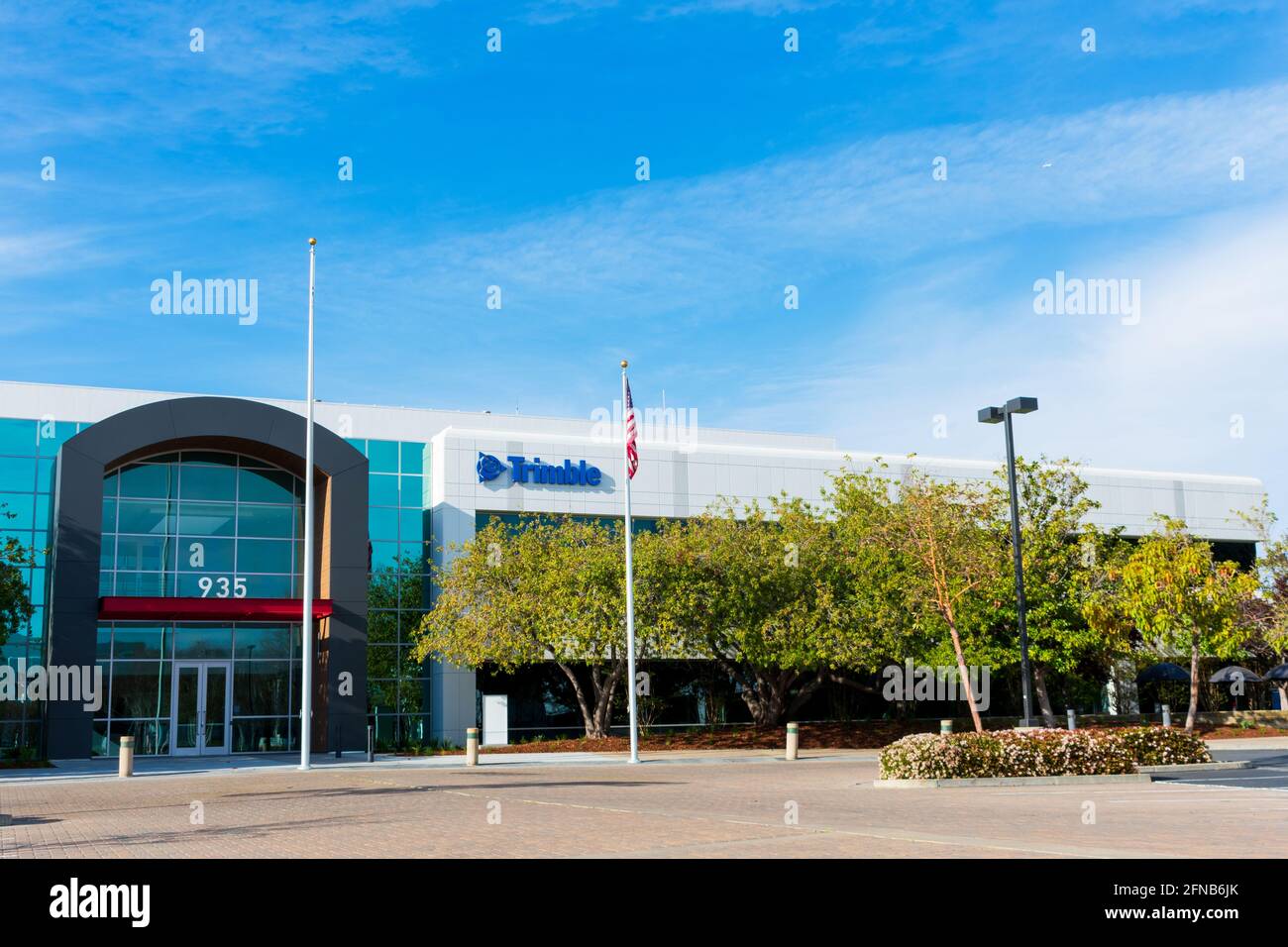 Trimble headquarters exterior. Trimble develops positioning technology ...