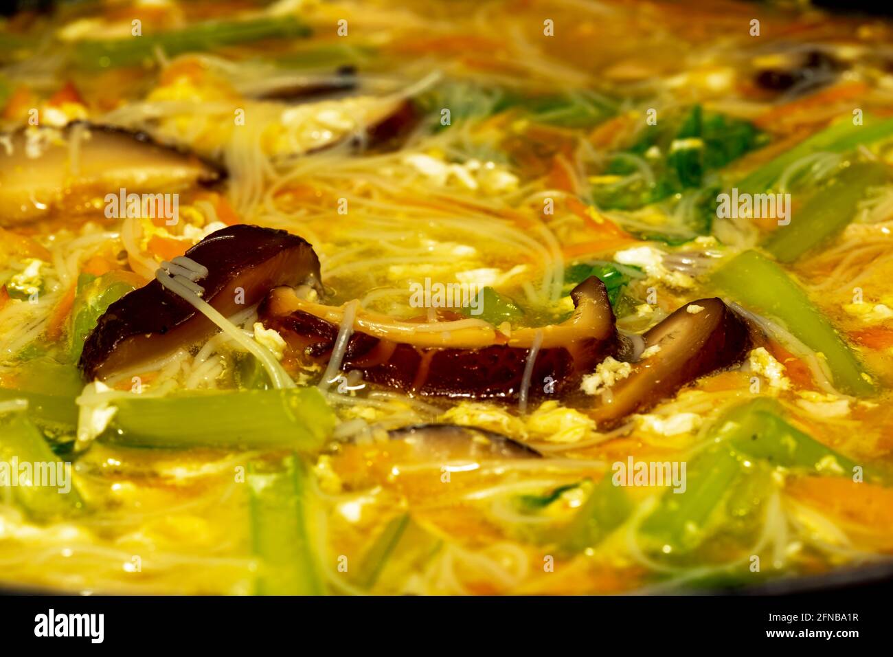 Rice Vermicelli Soup (Bouillion Meefoon Stock Photo Alamy