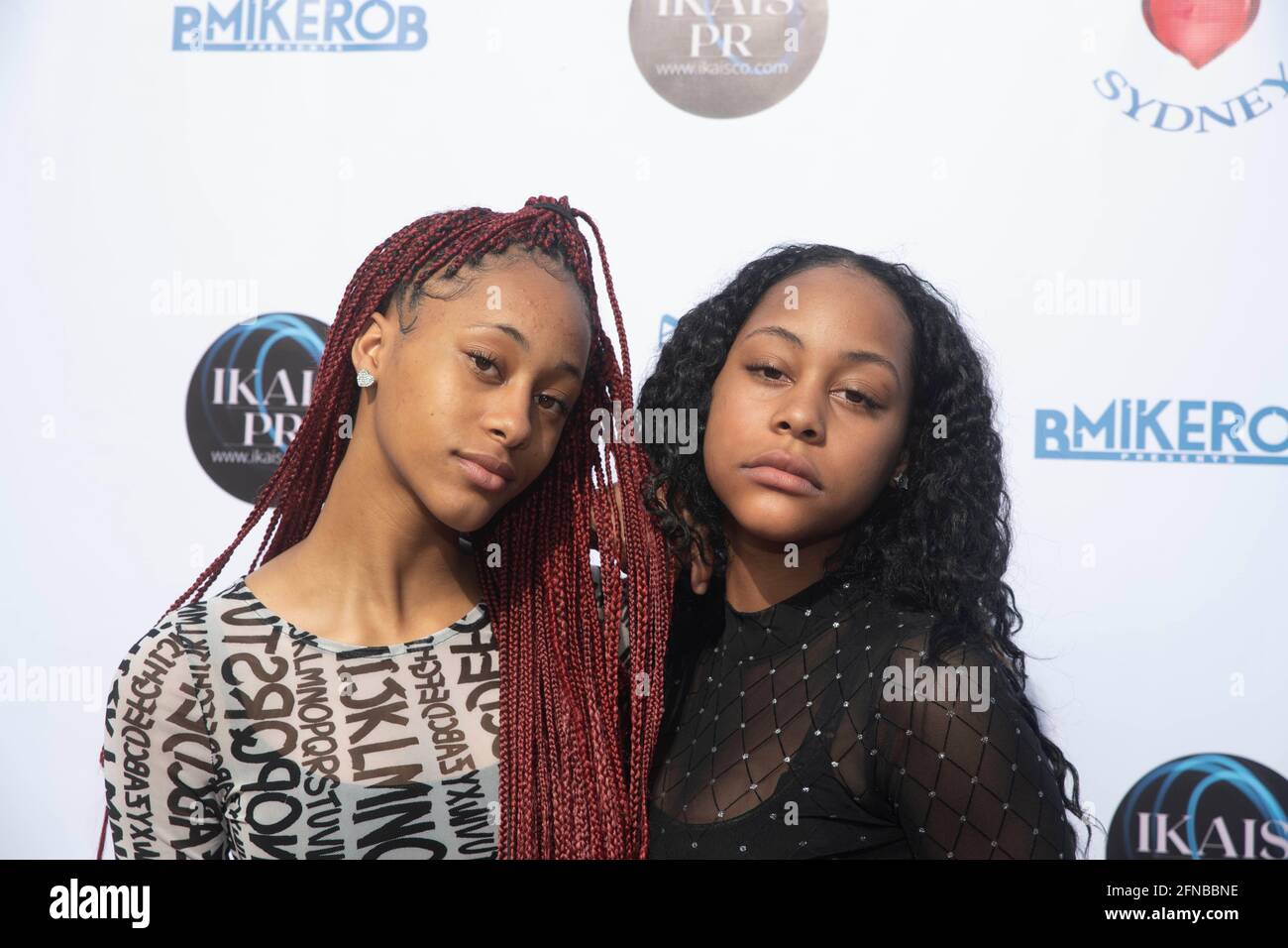 Los Angeles, USA. 15th May, 2021. Laylonne and Tatiyonnie Baker attends Social Media Influencer Surprise 14th B-Day party for Ame at private residence, Los Angeles, CA on May 8, 2021 Credit: Eugene Los Angeles, USA. 15th May, 2021. Laylonne and Tatiyonnie Baker attends Social Media Influencer Surprise 14th B-Day party for Ame at private residence, Los Angeles, CA on May 8, 2021 Credit: Eugene