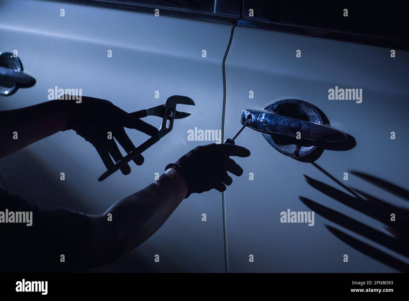 Car breaking house hi-res stock photography and images - Alamy