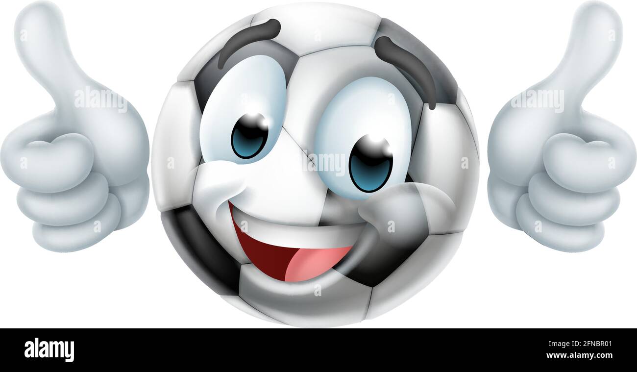 Emoticon Ball Football Set Of Emoticons Emoji Icon Isolated On Grey Background Black And White Emotions Stock Vector Image Art Alamy