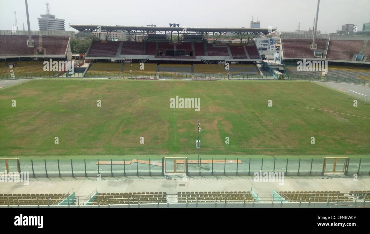 The Accra Sports Stadium in the African city of Accra, Ghana. Stock Photo