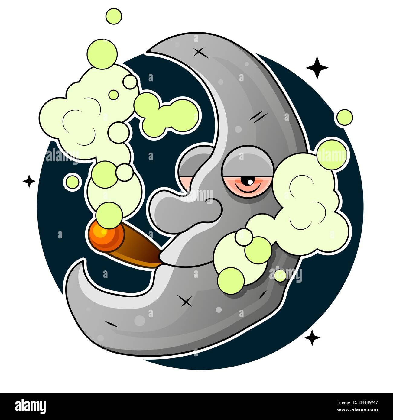 Realistic full moon. Detailed vector illustration. Elements of this ...