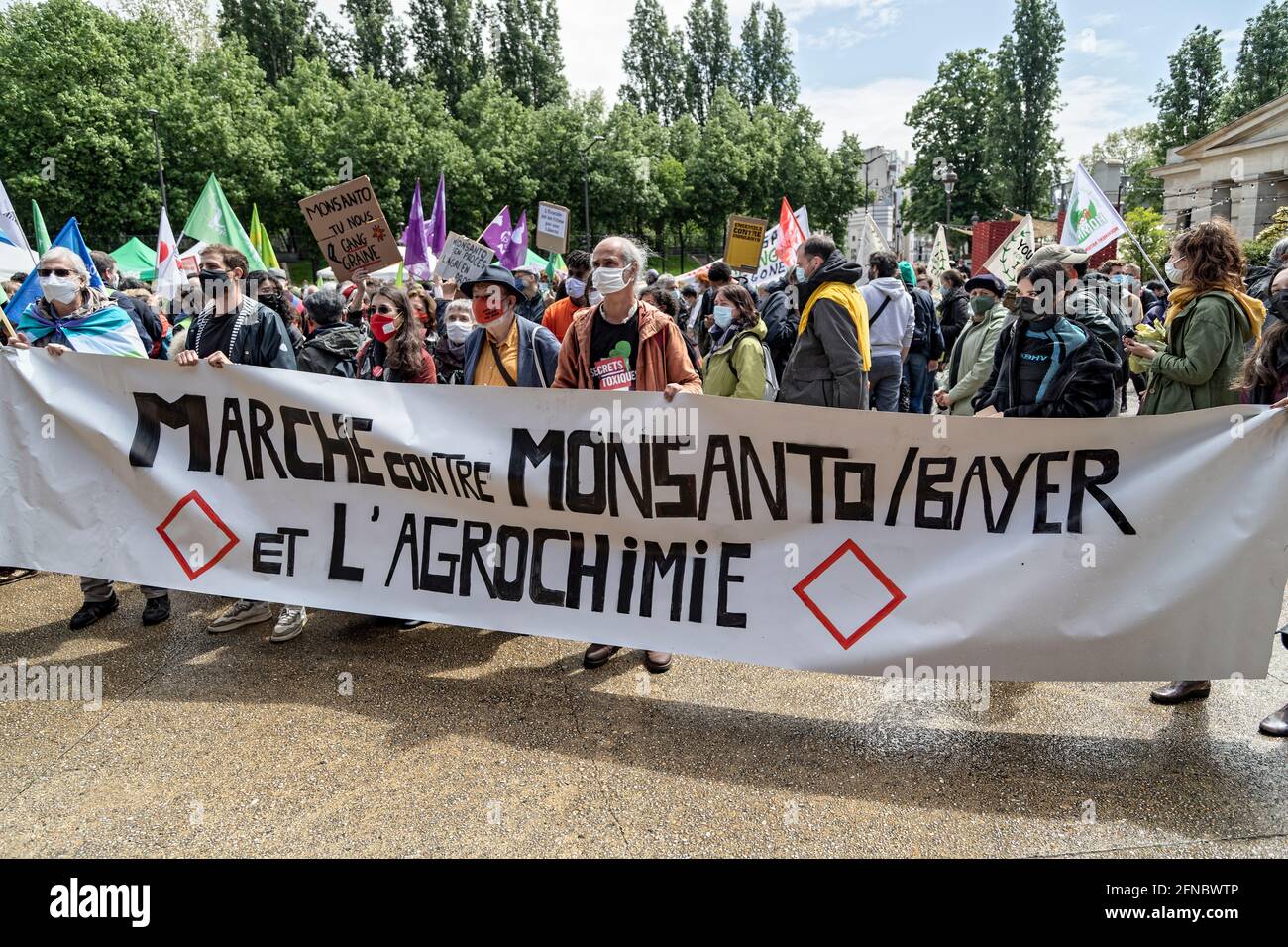 Paris France 15th May 2021 Ninth edition of the international march