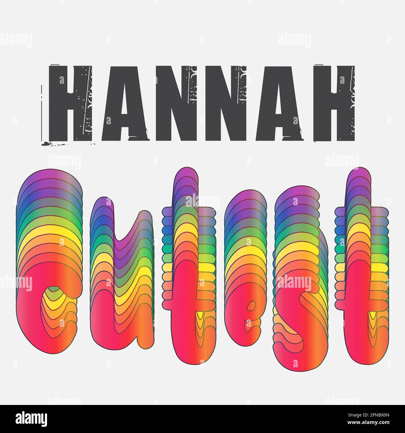 hannah girl name Stock Photo Alamy