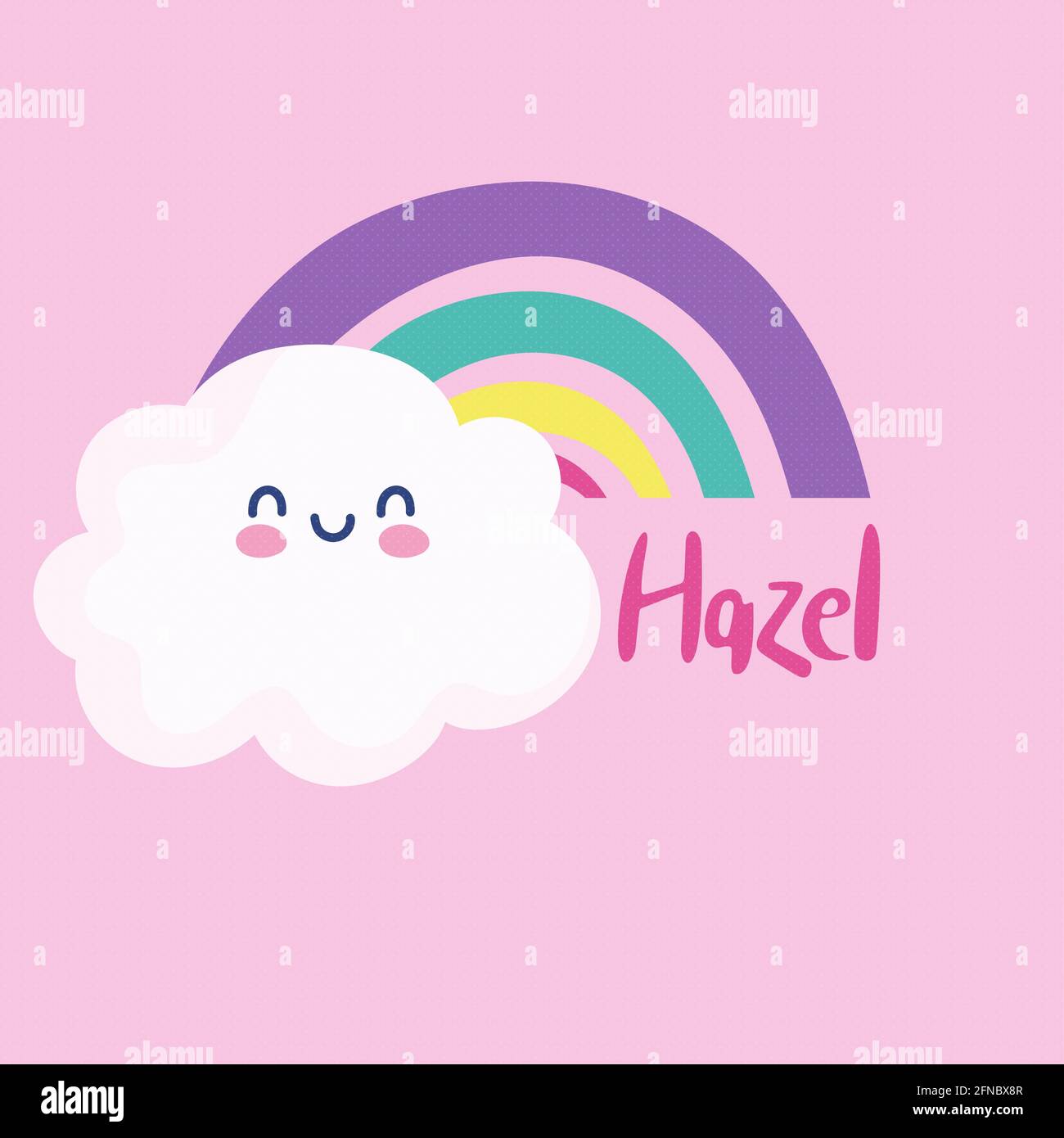 hazel girl name Stock Photo