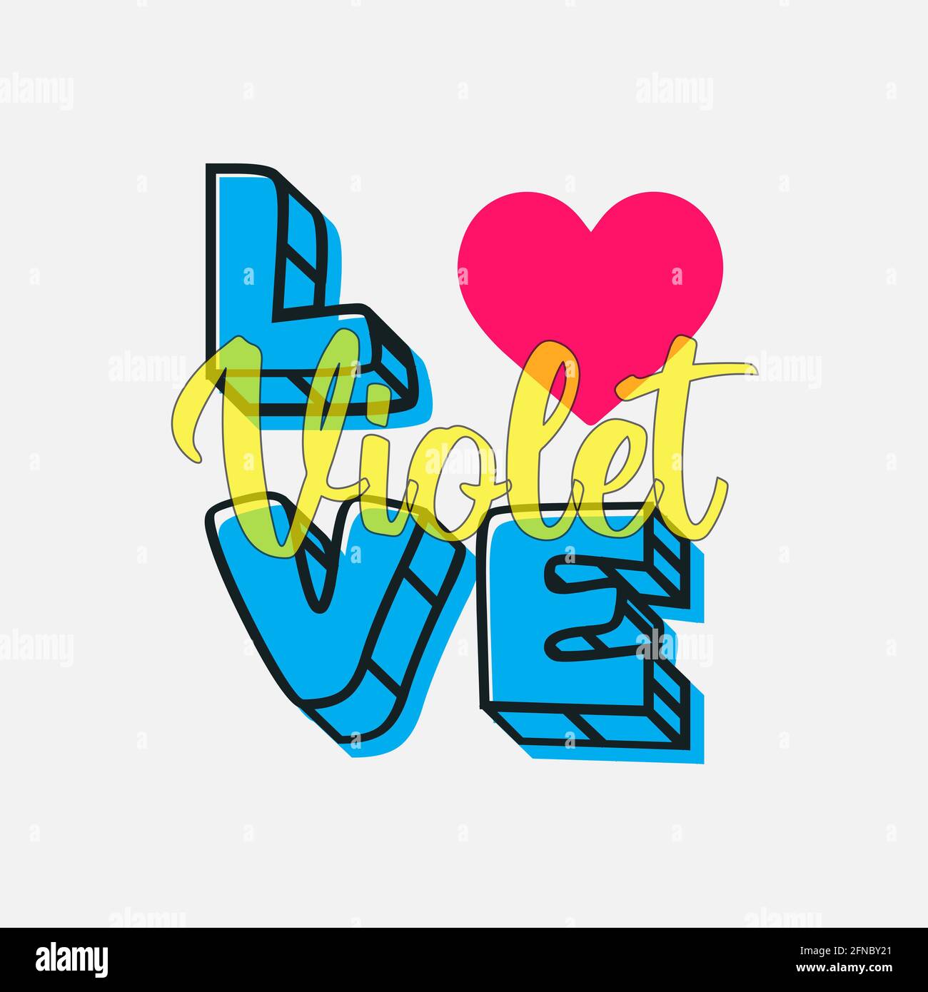 violet girl name Stock Photo Alamy