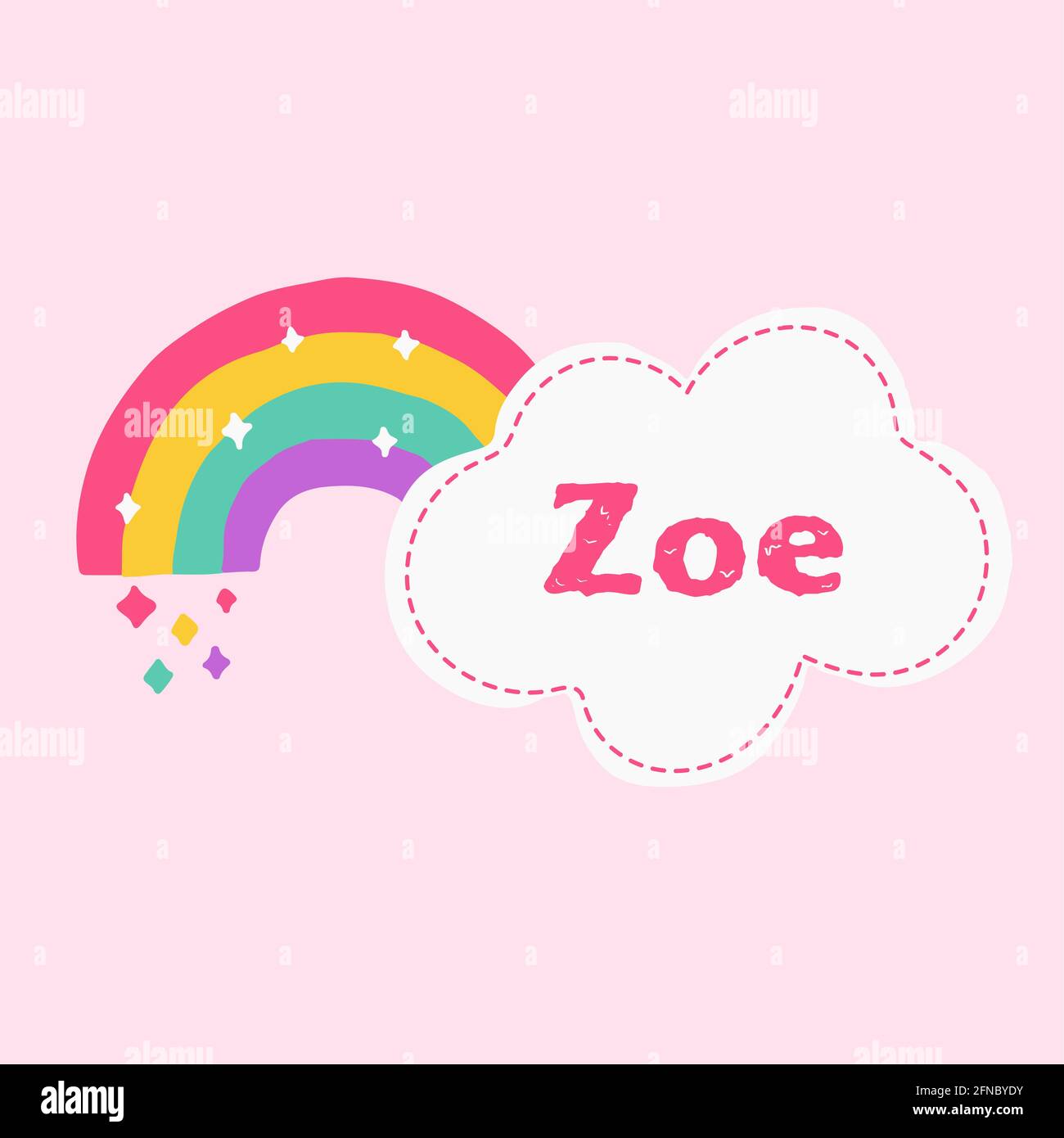 zoe girl name Stock Photo Alamy