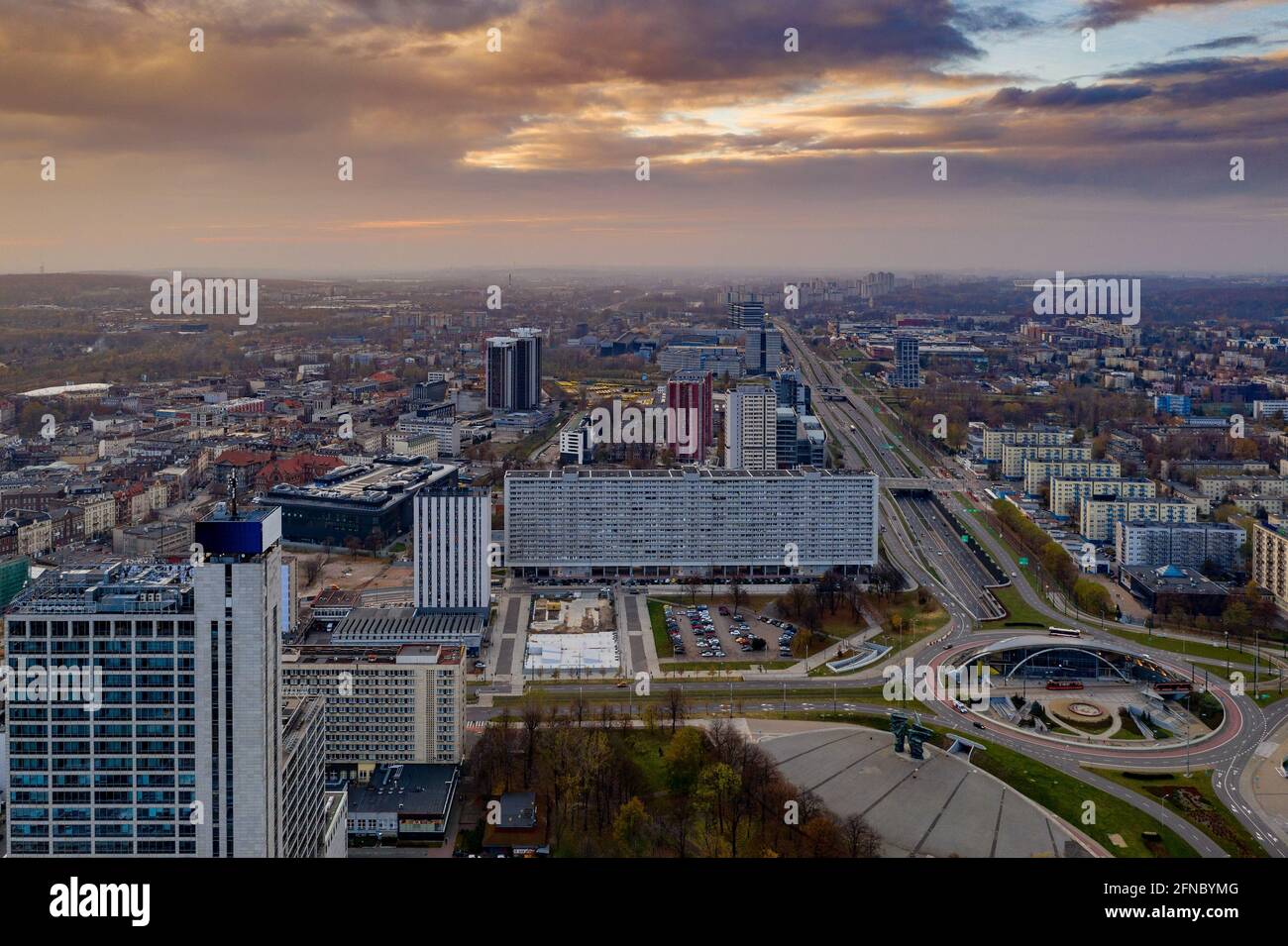 Katowice skyline hi-res stock photography and images - Alamy