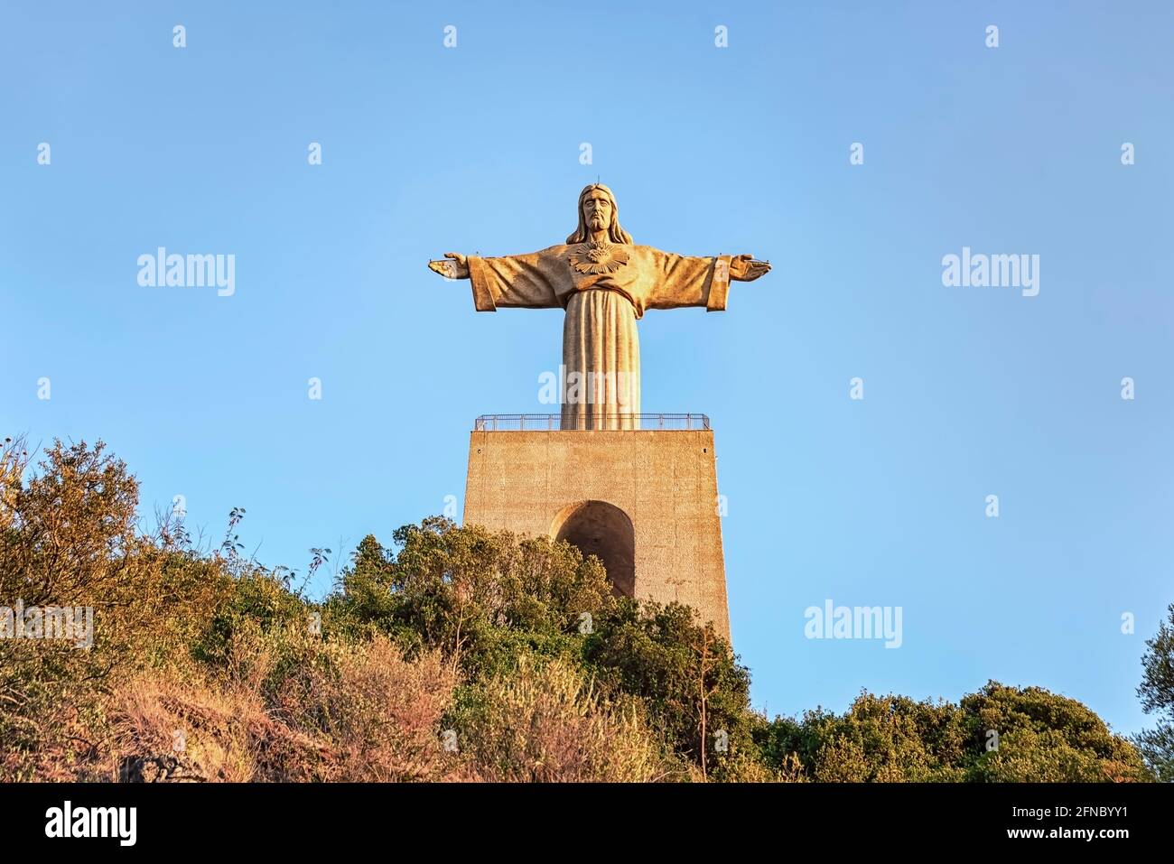 Christ the King in Lisbon, Portugal Stock Photo