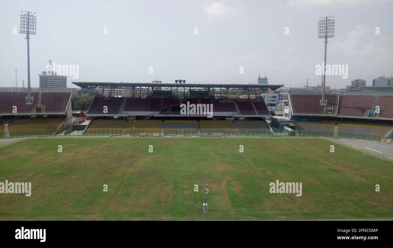The Accra Sports Stadium in the African city of Accra, Ghana Stock