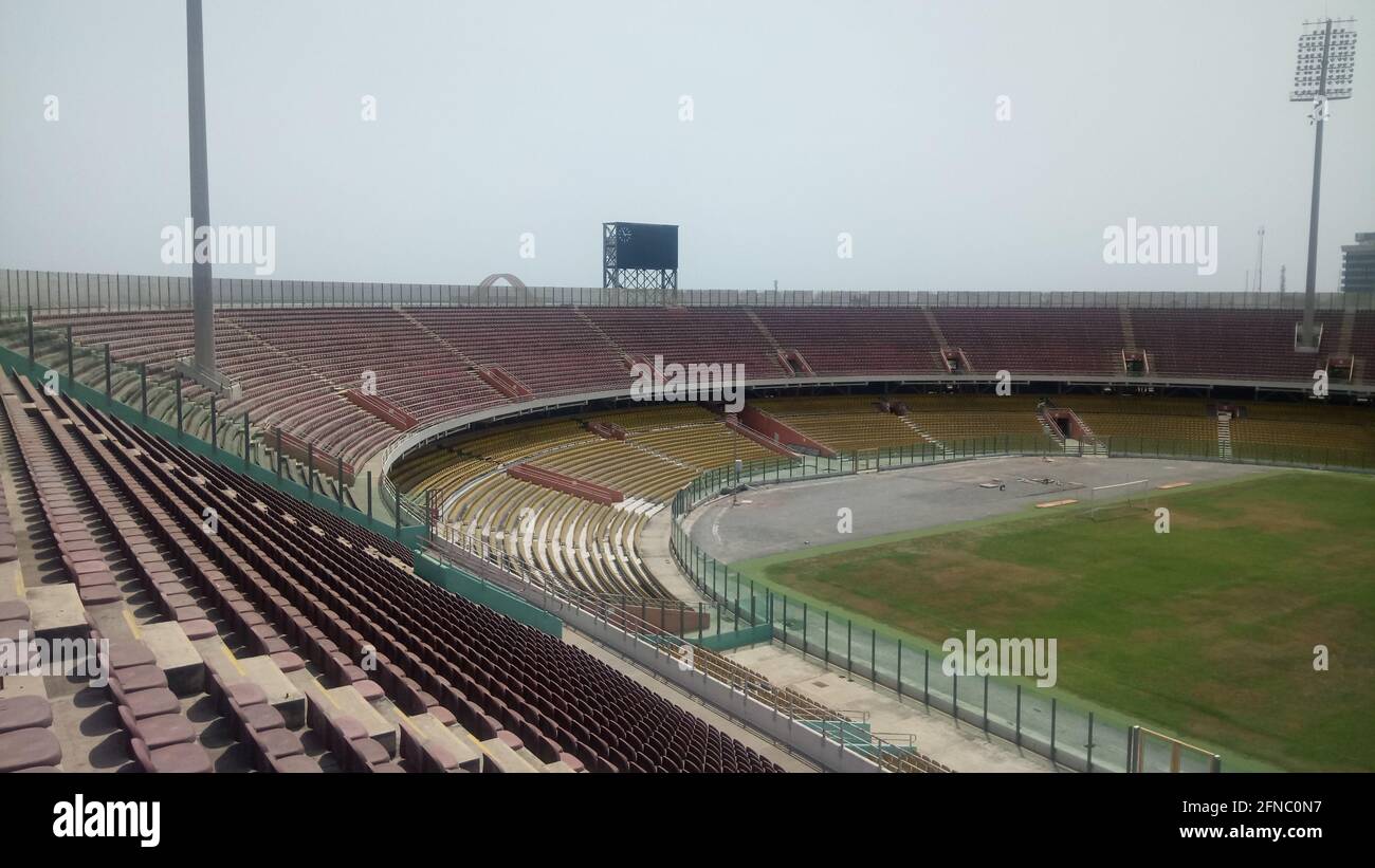 The Accra Sports Stadium in the African city of Accra, Ghana Stock