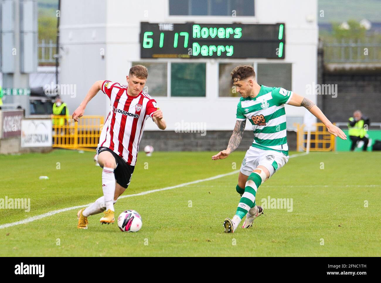 Shamrock Rovers-Derry City: os dois primeiros classificados