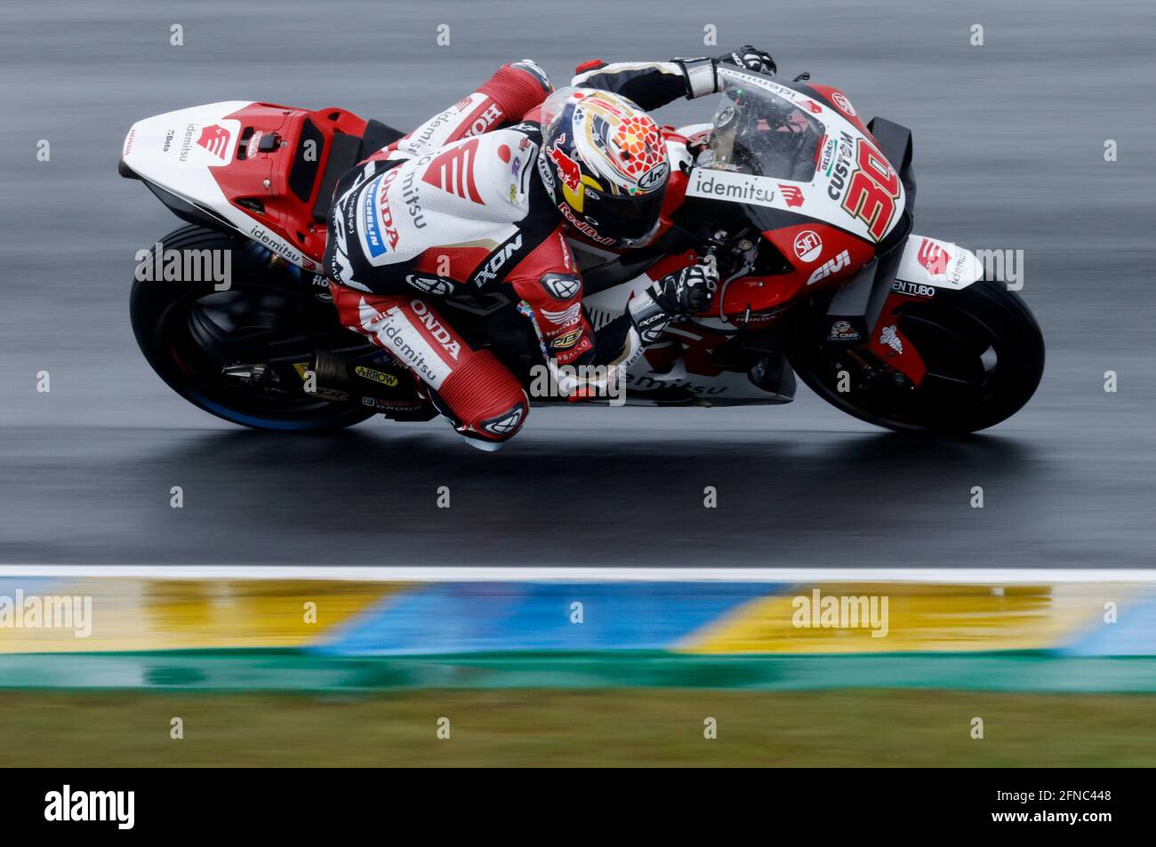 MotoGP - French Grand Prix - Circuit Bugatti, Le Mans, France - May 16,  2021 LCR Honda IDEMITSU'S Takaaki Nakagami in action during the MotoGP race  REUTERS/Stephane Mahe Stock Photo - Alamy